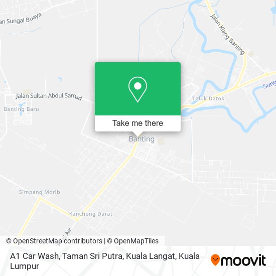 Peta A1 Car Wash, Taman Sri Putra, Kuala Langat