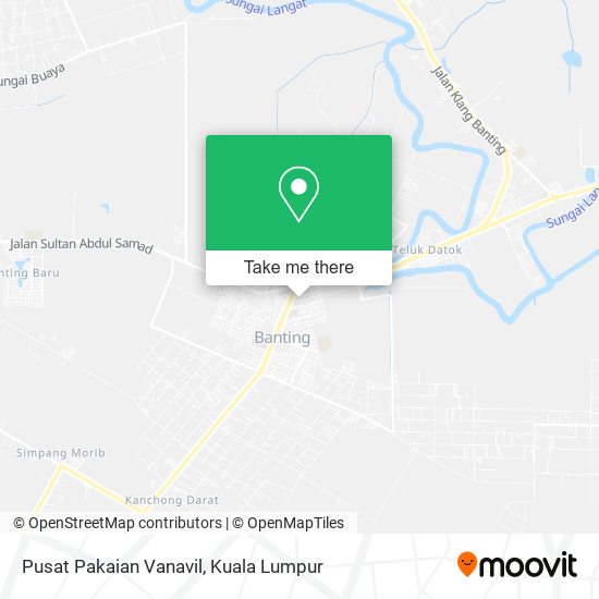 Pusat Pakaian Vanavil map