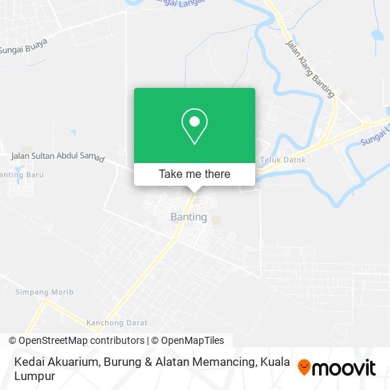 Kedai Akuarium, Burung & Alatan Memancing map