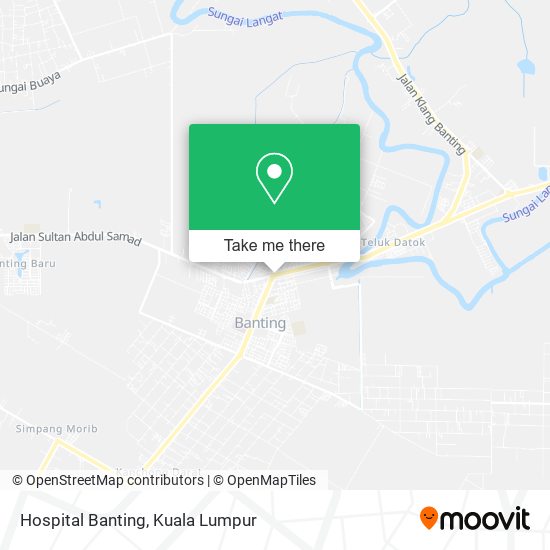 Hospital Banting map