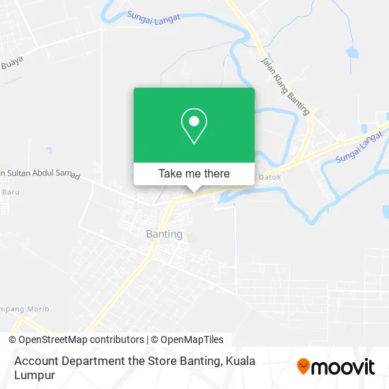 Peta Account Department the Store Banting