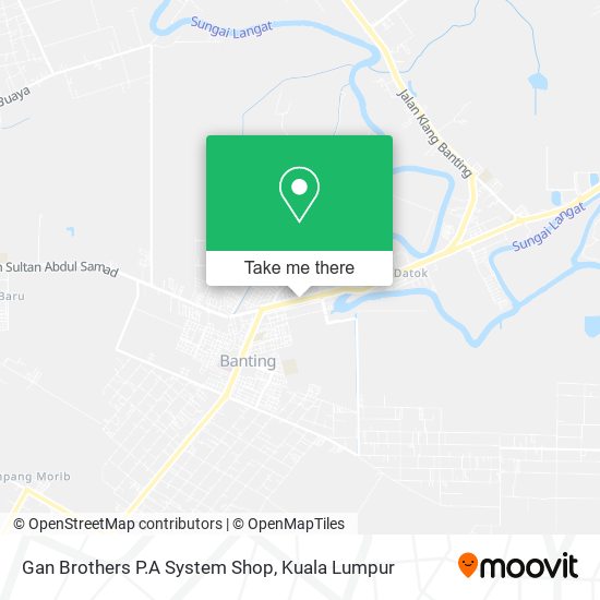 Peta Gan Brothers P.A System Shop