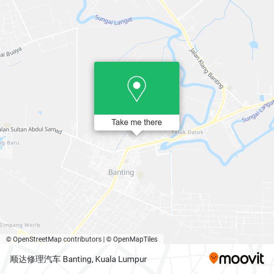 顺达修理汽车 Banting map