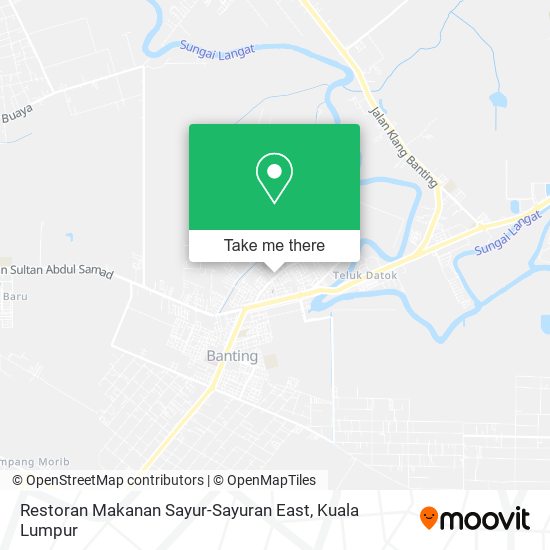 Restoran Makanan Sayur-Sayuran East map