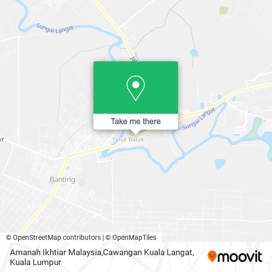 Peta Amanah Ikhtiar Malaysia,Cawangan Kuala Langat