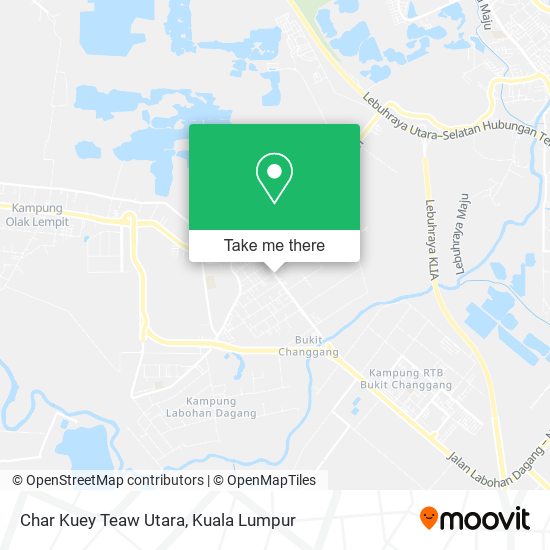 Peta Char Kuey Teaw Utara