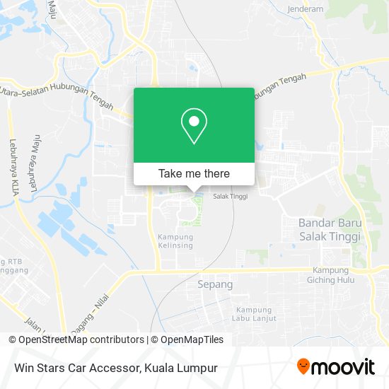 Win Stars Car Accessor map