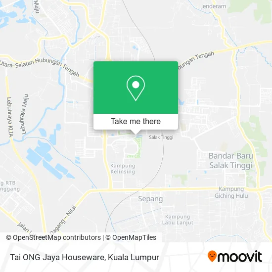 Tai ONG Jaya Houseware map