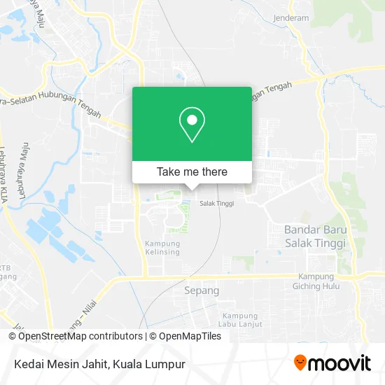 Kedai Mesin Jahit map