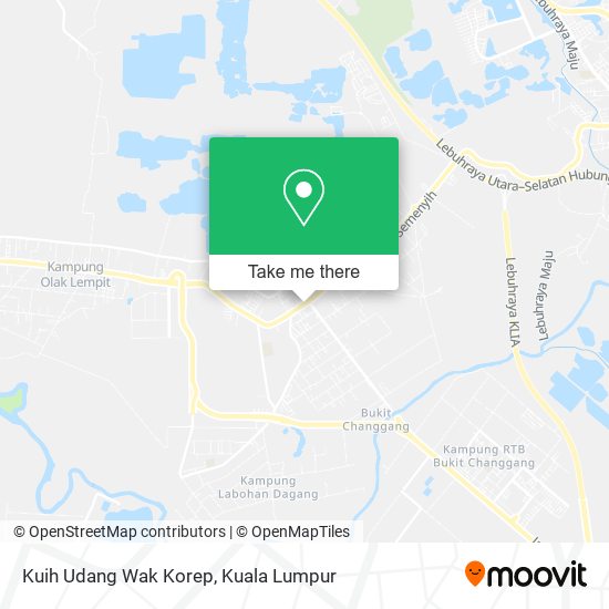 Kuih Udang Wak Korep map