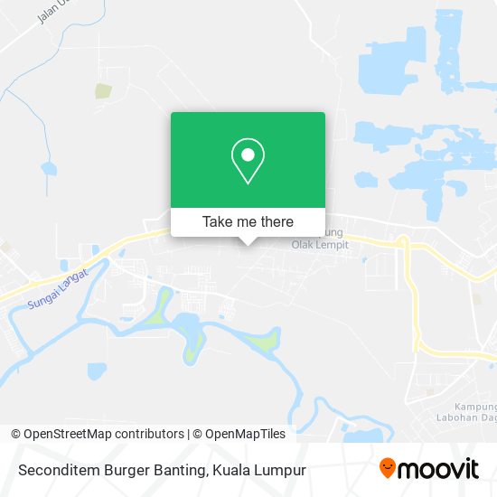 Seconditem Burger Banting map
