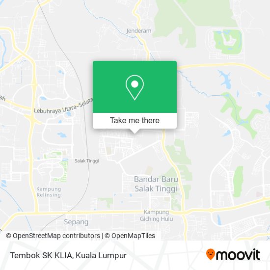 Tembok SK KLIA map