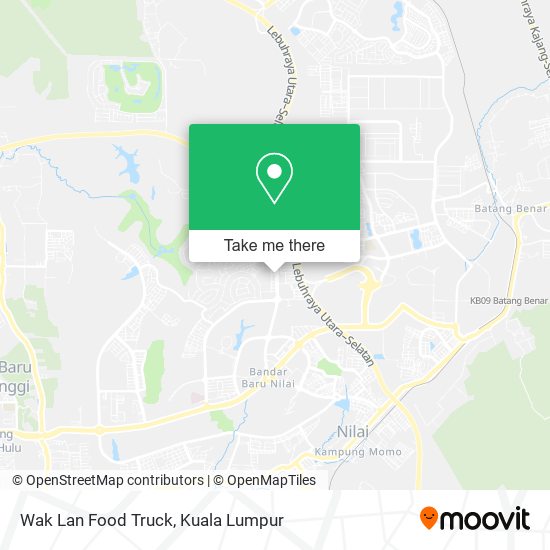 Wak Lan Food Truck map