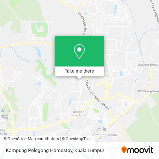 Peta Kampung Pelegong Homestay