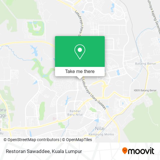 Restoran Sawaddee map