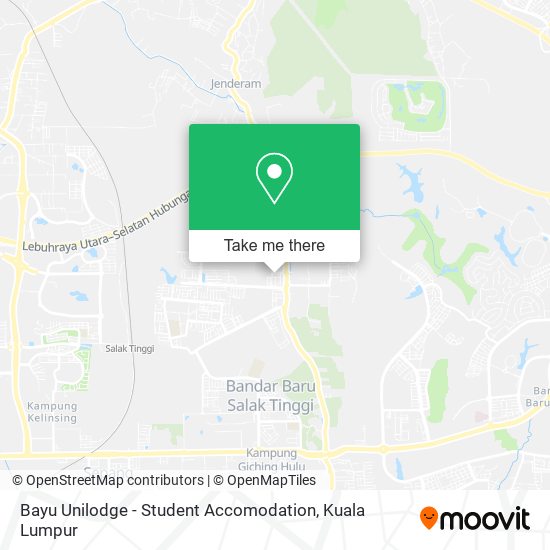 Bayu Unilodge - Student Accomodation map