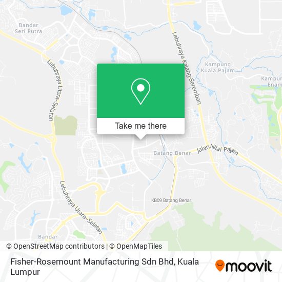 Fisher-Rosemount Manufacturing Sdn Bhd map