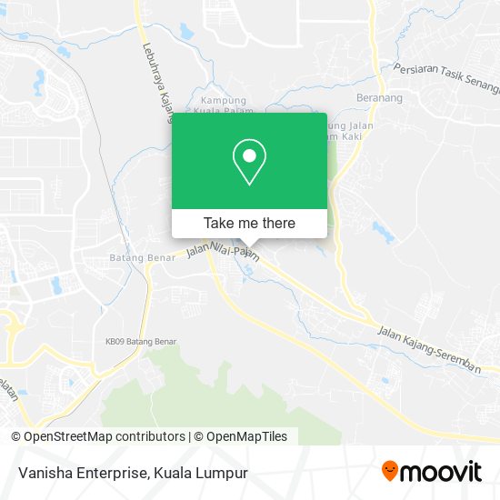 Vanisha Enterprise map