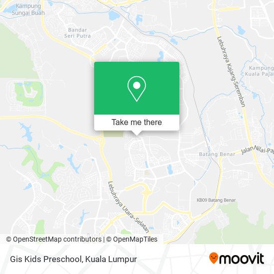 Peta Gis Kids Preschool