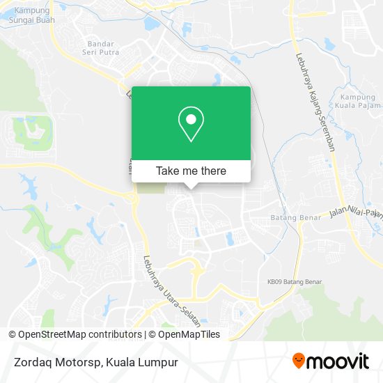 Zordaq Motorsp map