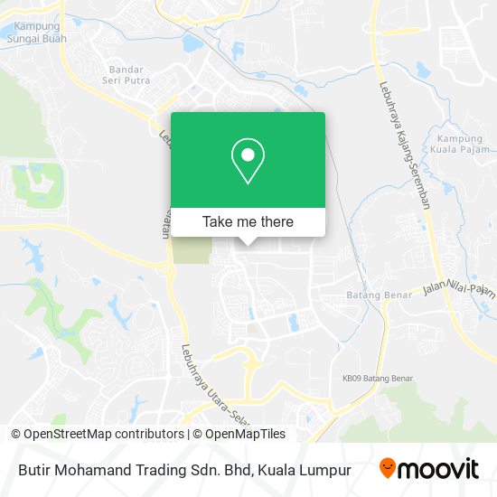 Butir Mohamand Trading Sdn. Bhd map