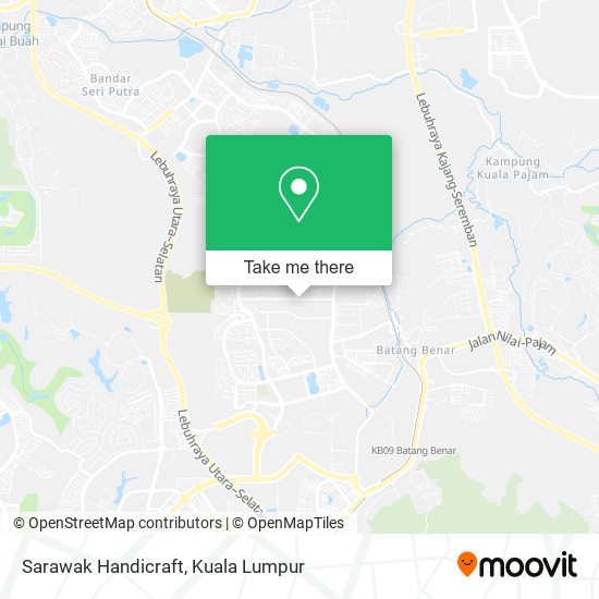 Sarawak Handicraft map