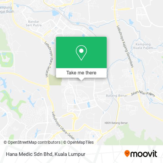 Hana Medic Sdn Bhd map