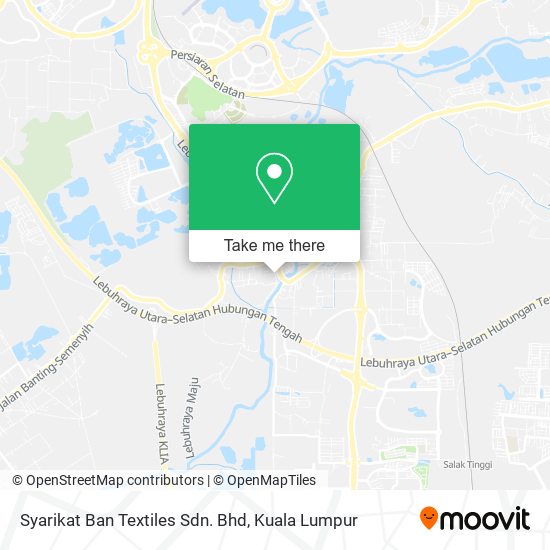 Peta Syarikat Ban Textiles Sdn. Bhd