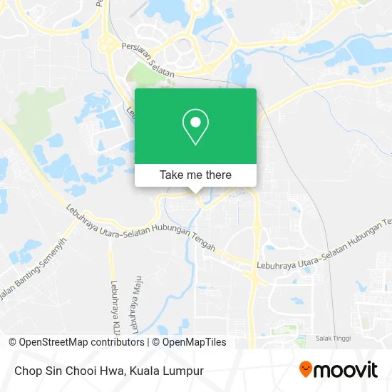 Chop Sin Chooi Hwa map