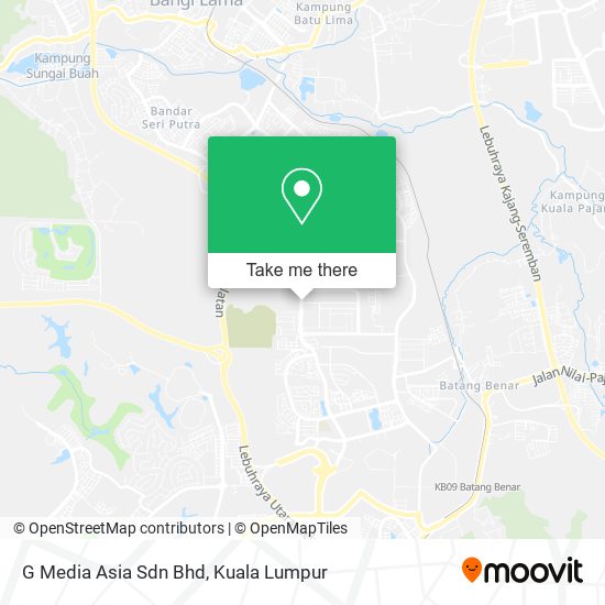 G Media Asia Sdn Bhd map