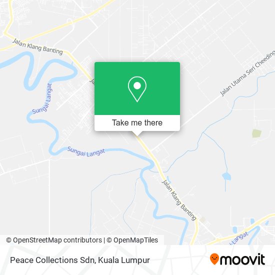 Peace Collections Sdn map