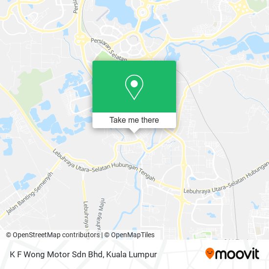 K F Wong Motor Sdn Bhd map