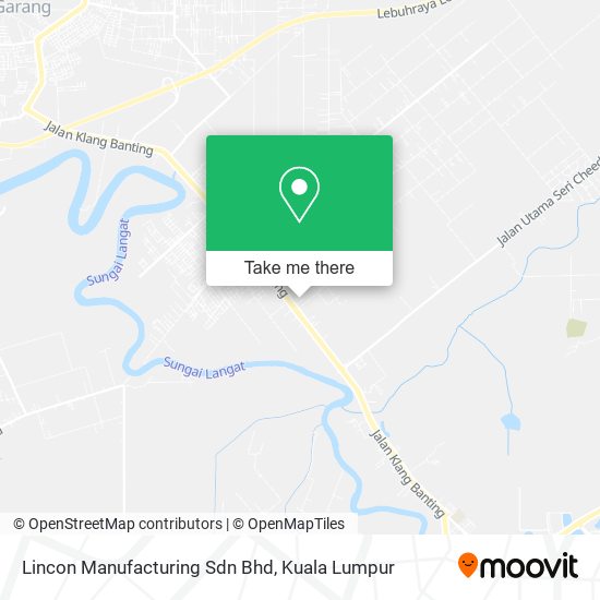 Peta Lincon Manufacturing Sdn Bhd