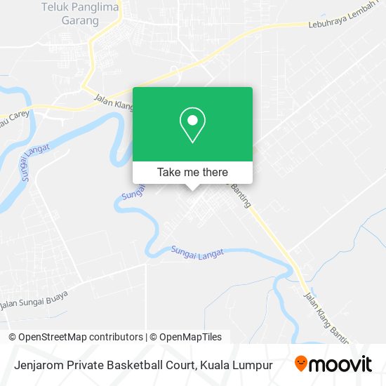 Peta Jenjarom Private Basketball Court