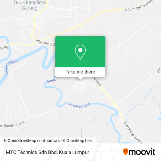 Peta MTC Technics Sdn Bhd
