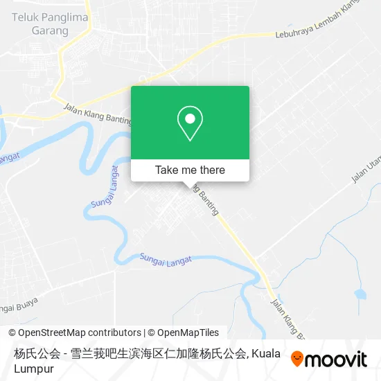 杨氏公会 - 雪兰莪吧生滨海区仁加隆杨氏公会 map