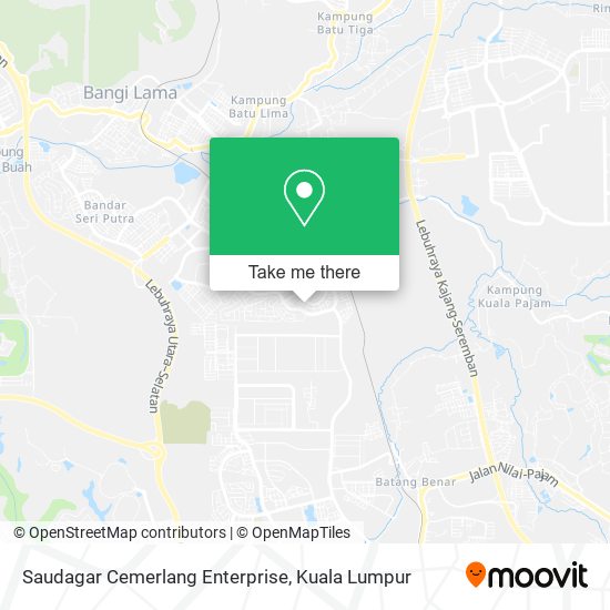 Peta Saudagar Cemerlang Enterprise