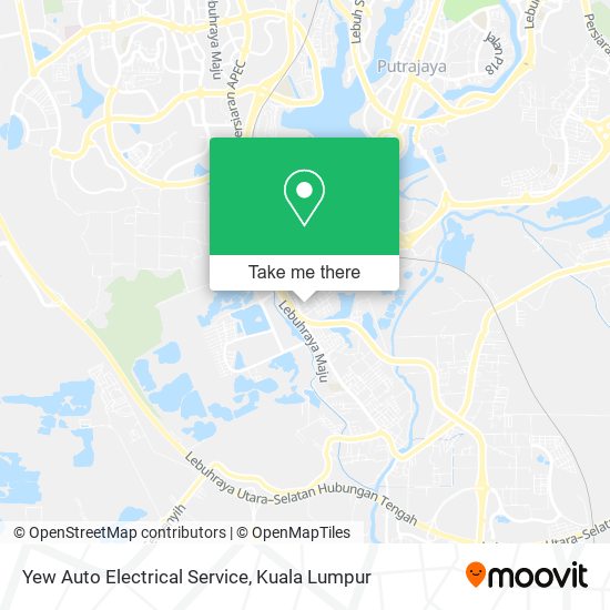 Yew Auto Electrical Service map