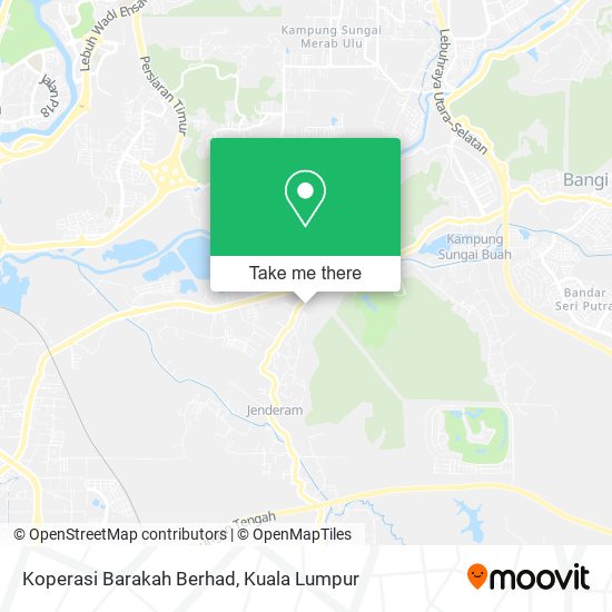 Koperasi Barakah Berhad map