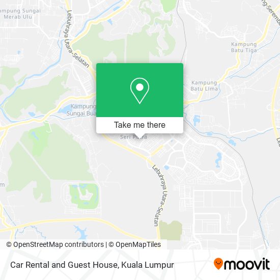 Car Rental and Guest House map