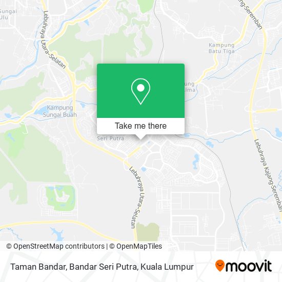 Peta Taman Bandar, Bandar Seri Putra