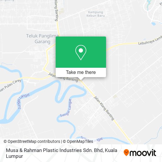 Peta Musa & Rahman Plastic Industries Sdn. Bhd