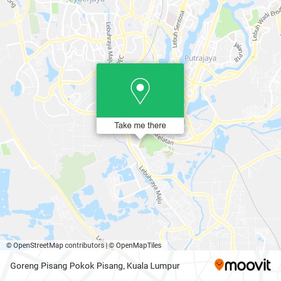 Peta Goreng Pisang Pokok Pisang