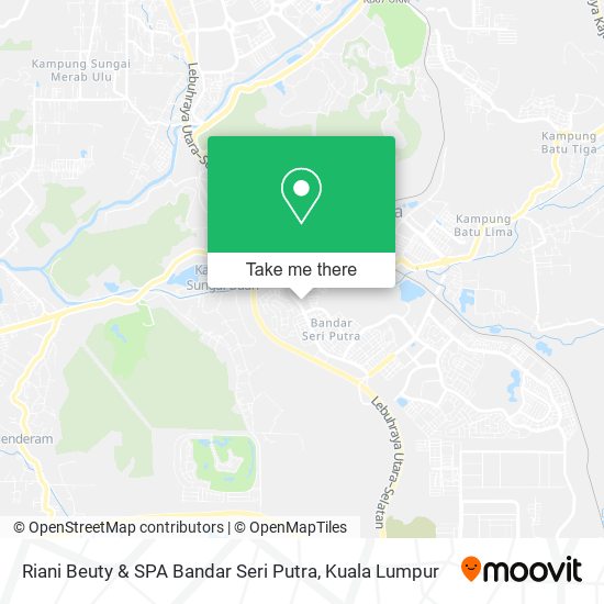 Peta Riani Beuty & SPA Bandar Seri Putra