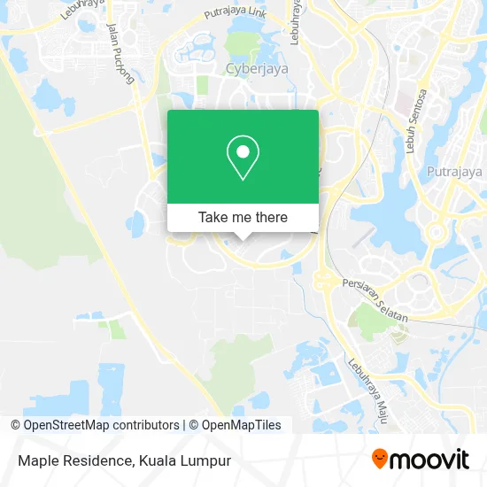 Maple Residence map