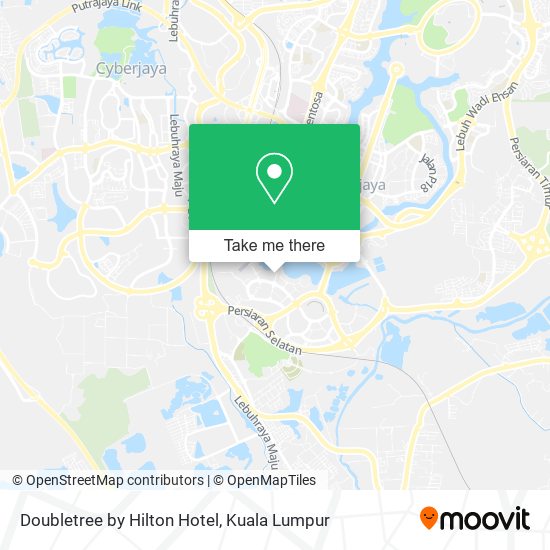 Doubletree by Hilton Hotel map