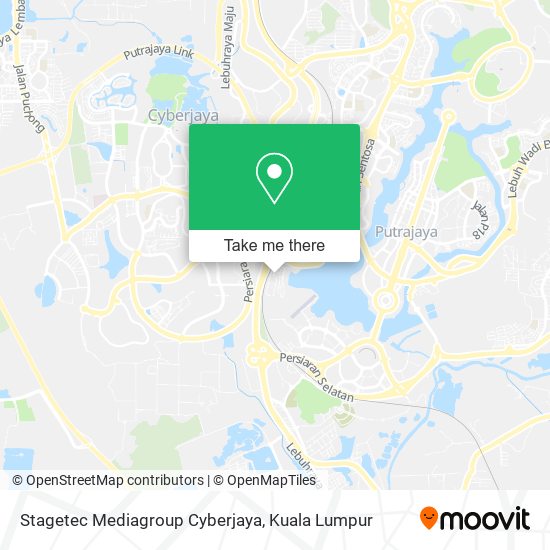 Stagetec Mediagroup Cyberjaya map