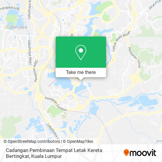 Cadangan Pembinaan Tempat Letak Kereta Bertingkat map