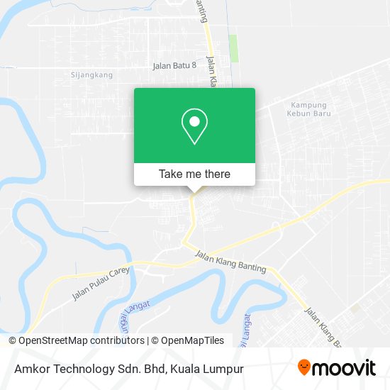 Amkor Technology Sdn. Bhd map