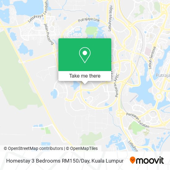 Homestay 3 Bedrooms RM150/Day map